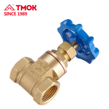 TMOK 200 WOG 3/4 &quot;Latão Válvula Extremidade Suor Válvula De Porta De Bronze Para O Medidor De Água